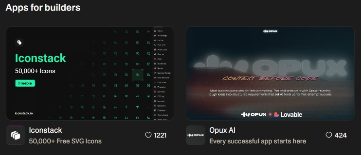 lovable-discovers-apps-for-builders